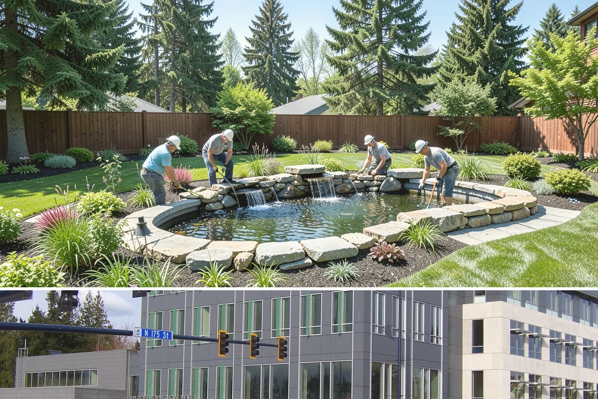 New Lawn Installation in Shoreline, King County, WA - Aim for spring or early fall installation so mild temperatures and natural rainfall help the new lawn establish before summer...
