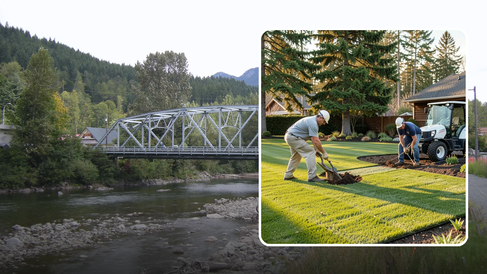 New Lawn Installation in Skykomish, King County, WA - We build a brand-new lawn from bare ground, engineering the soil and grade for lasting health in the Northwest climate.