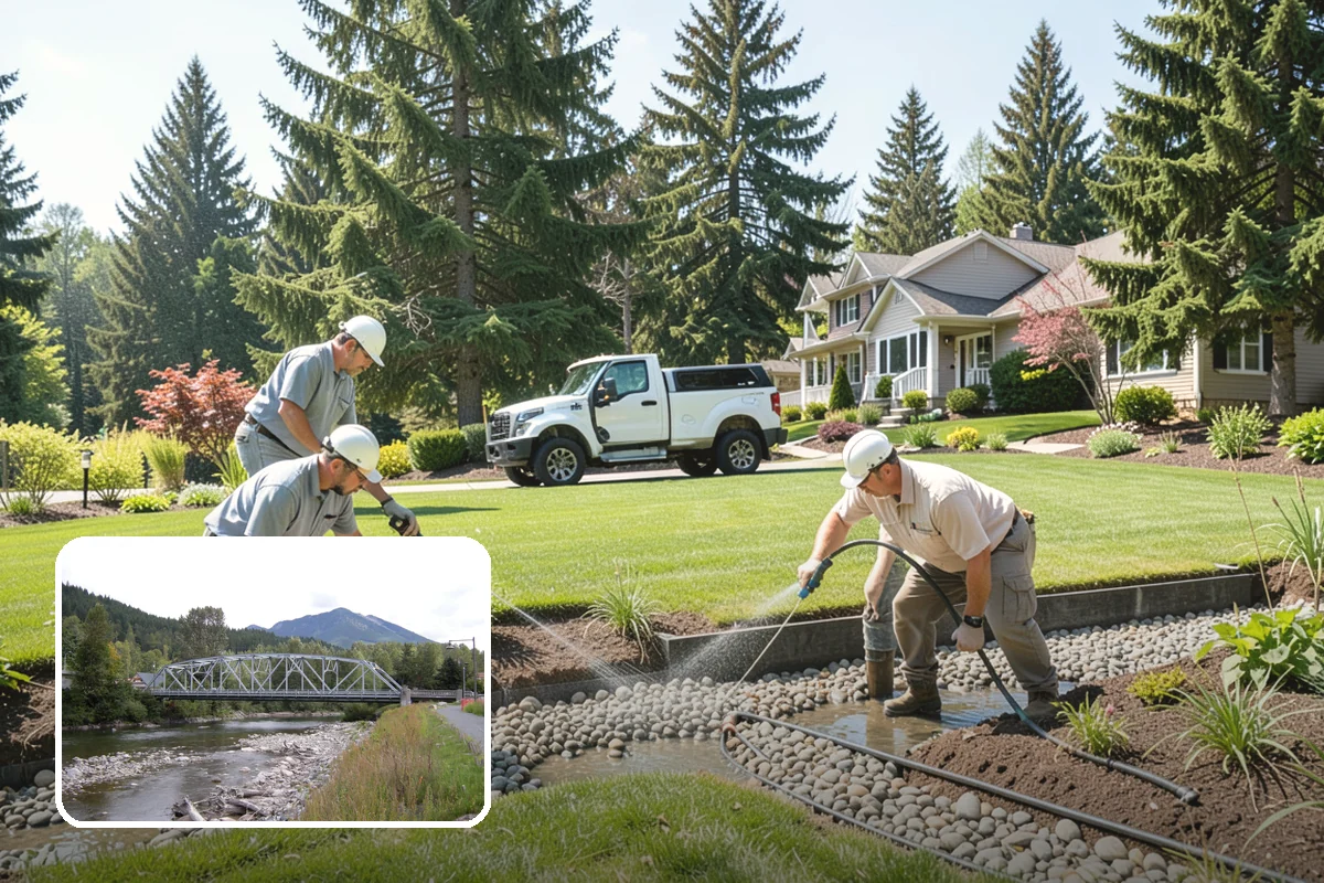 New Lawn Installation in Skykomish, King County, WA - Custom soil and grading built for long-term lawn health
