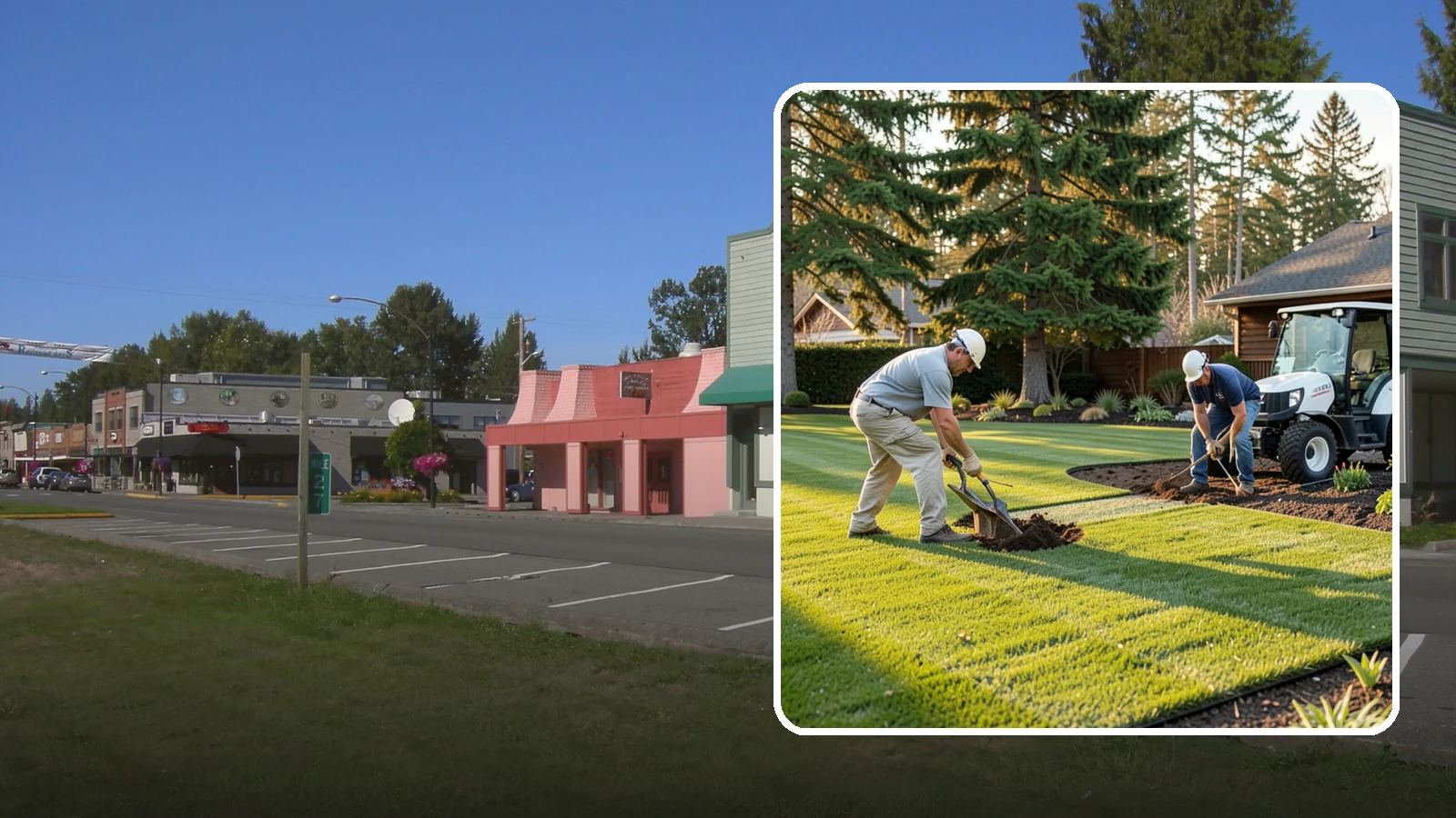 New Lawn Installation in Snoqualmie, King County, WA - We build a brand-new lawn from bare ground, engineering the soil and grade for lasting health in the Northwest climate.