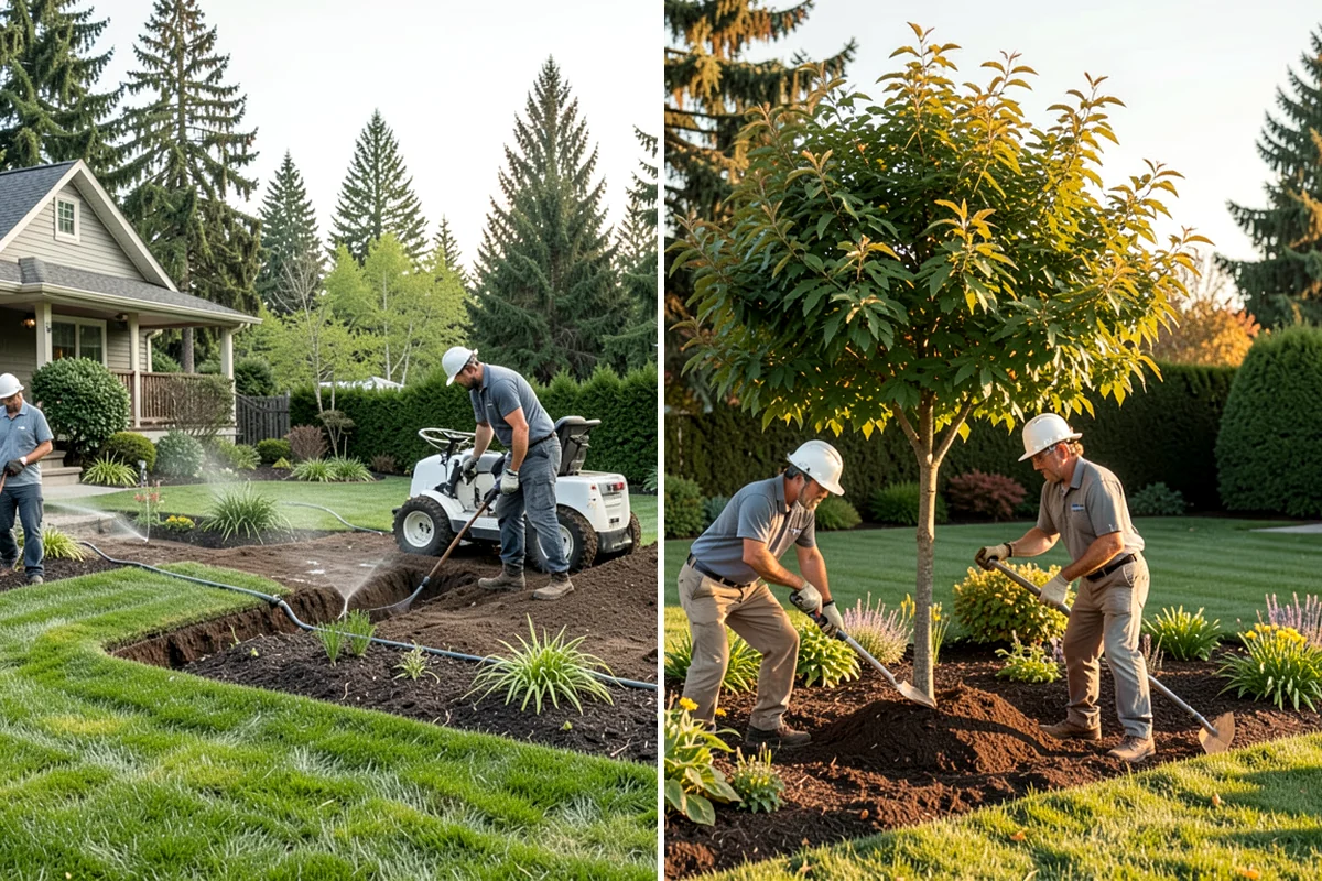 New Lawn Installation in Snoqualmie, King County, WA - Survey the lot for soil type, grade, and drainage