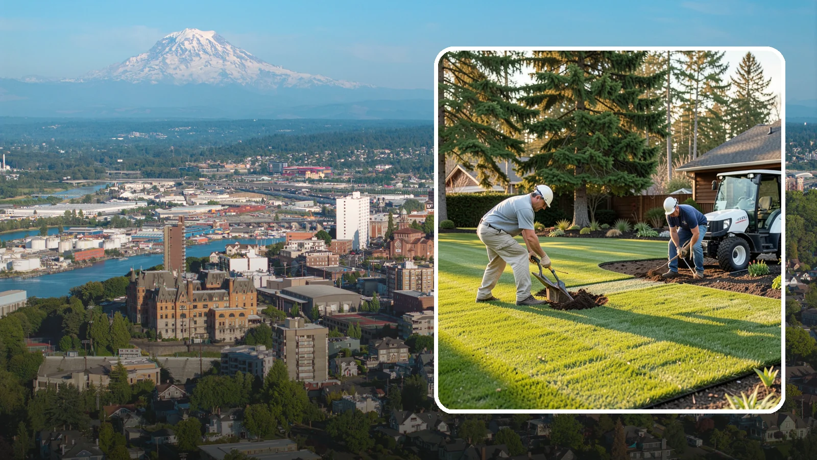 New Lawn Installation in Tacoma, Pierce County, WA - We build a brand-new lawn from bare ground, engineering the soil and grade for lasting health in the Northwest climate.