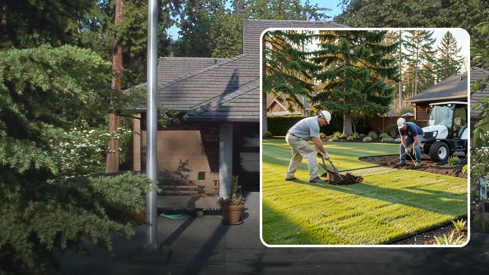 New Lawn Installation in Yarrow Point, King County, WA - We build a brand-new lawn from bare ground, engineering the soil and grade for lasting health in the Northwest climate.