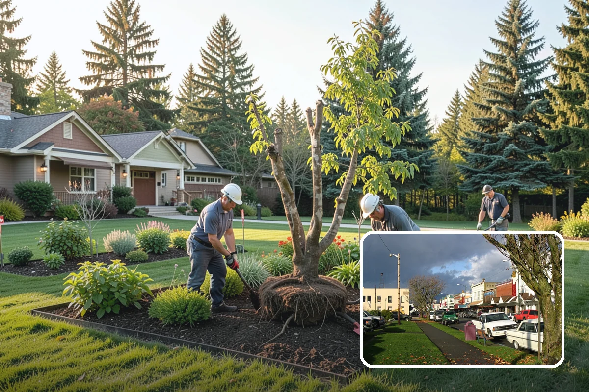Oak Tree Pruning in Arlington, Snohomish County, WA - Strong scaffold structure for the long term