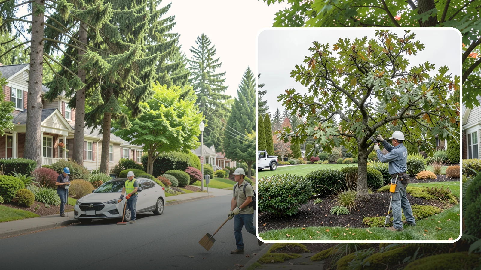 Oak Tree Pruning in Beaux Arts Village, King County, WA - Health-focused oak pruning timed to protect against disease while building strong structure.