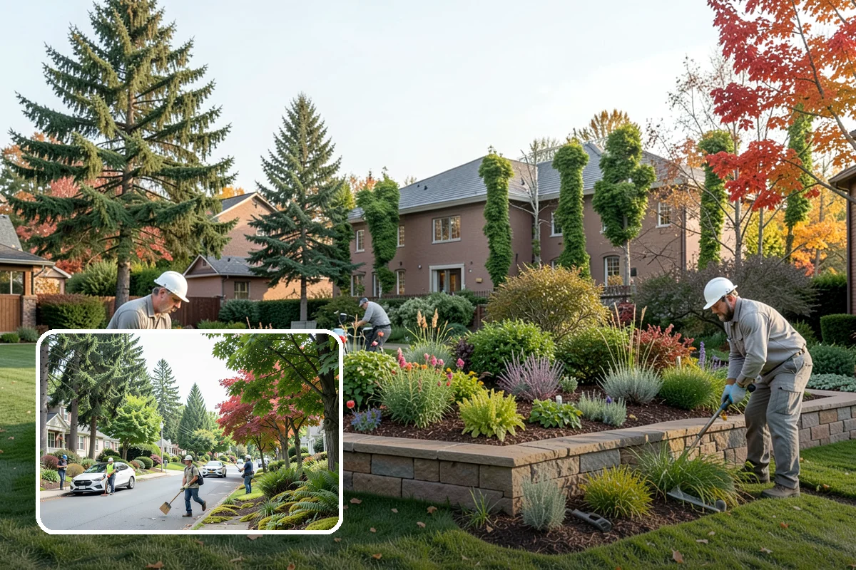 Oak Tree Pruning in Beaux Arts Village, King County, WA - Strong scaffold structure for the long term