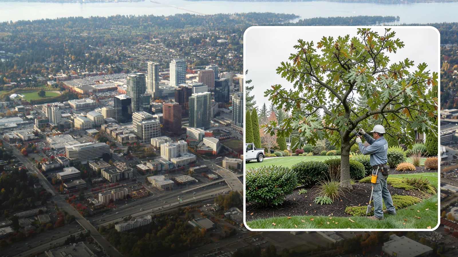 Oak Tree Pruning in Bellevue, King County, WA - Health-focused oak pruning timed to protect against disease while building strong structure.