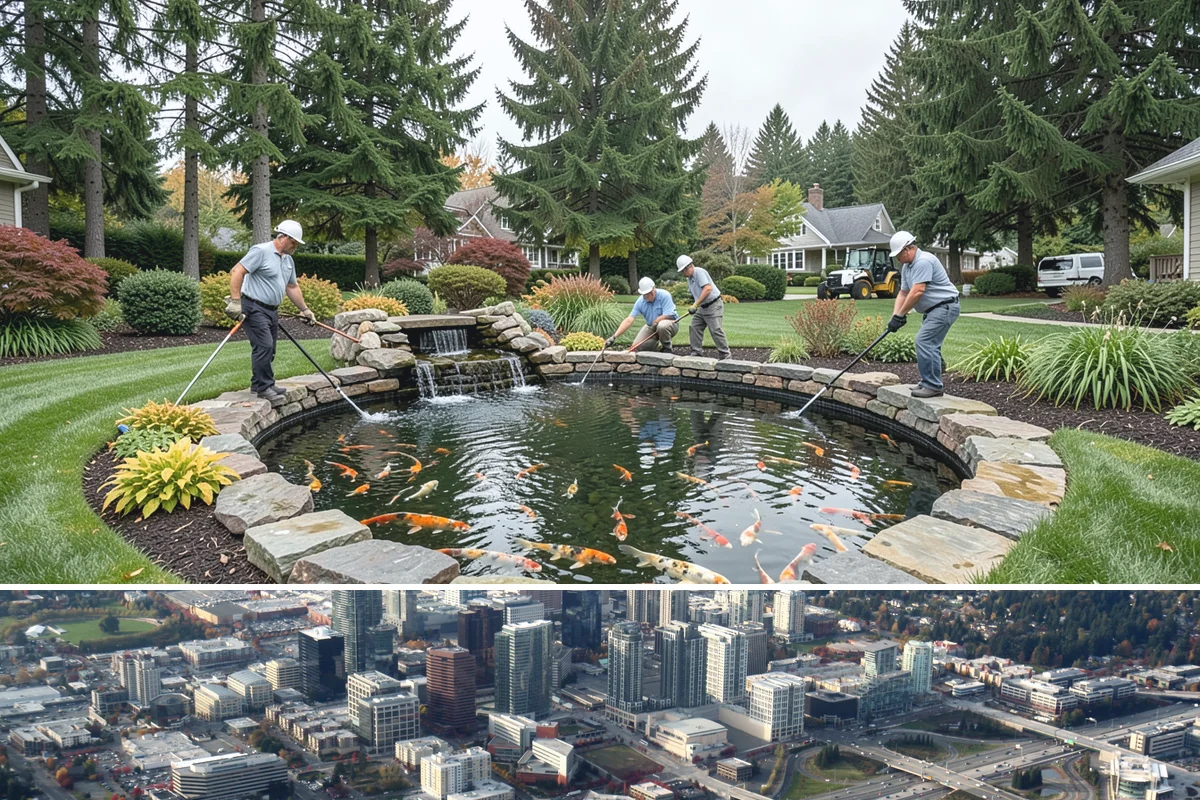 Oak Tree Pruning in Bellevue, King County, WA - Best pruned in late fall through winter dormancy to reduce disease risk.