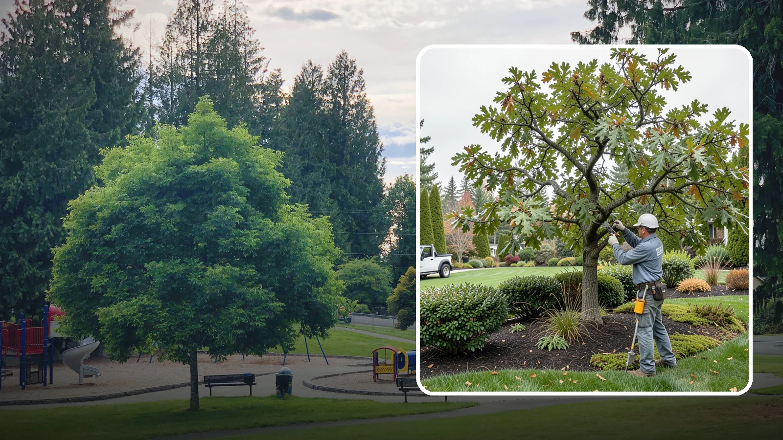 Oak Tree Pruning in Bonney Lake, Pierce County, WA - Health-focused oak pruning timed to protect against disease while building strong structure.