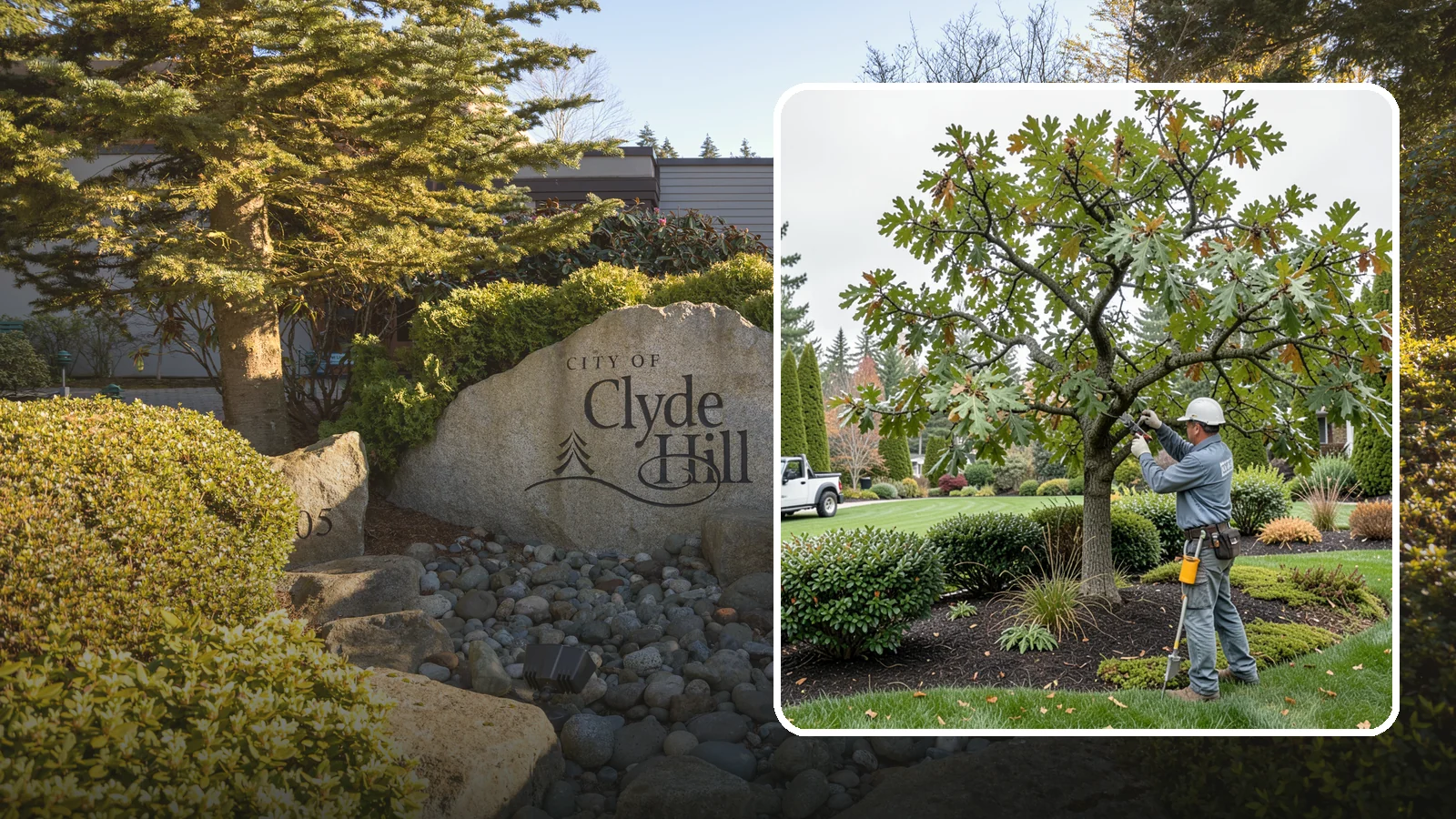 Oak Tree Pruning in Clyde Hill, King County, WA - Health-focused oak pruning timed to protect against disease while building strong structure.