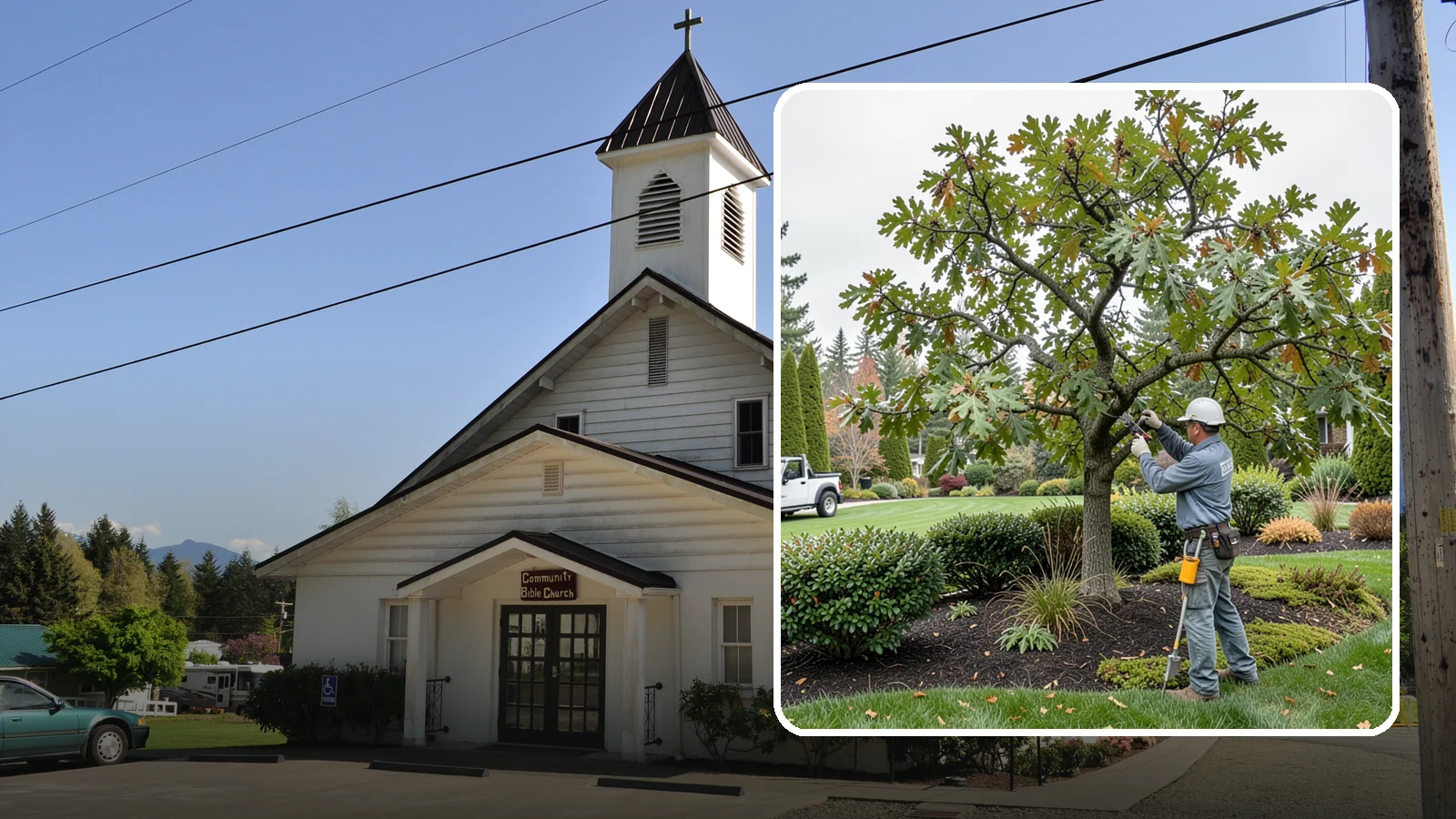Oak Tree Pruning in Concrete, Skagit County, WA - Health-focused oak pruning timed to protect against disease while building strong structure.