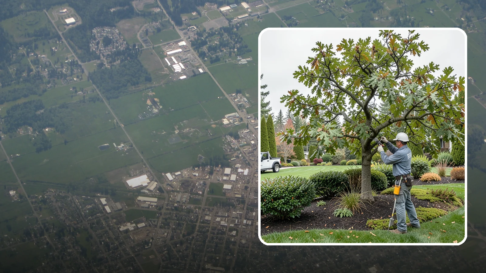 Oak Tree Pruning in Enumclaw, King County, WA - Health-focused oak pruning timed to protect against disease while building strong structure.