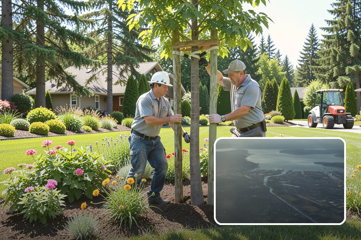 Oak Tree Pruning in Fife, Pierce County, WA - Strong scaffold structure for the long term