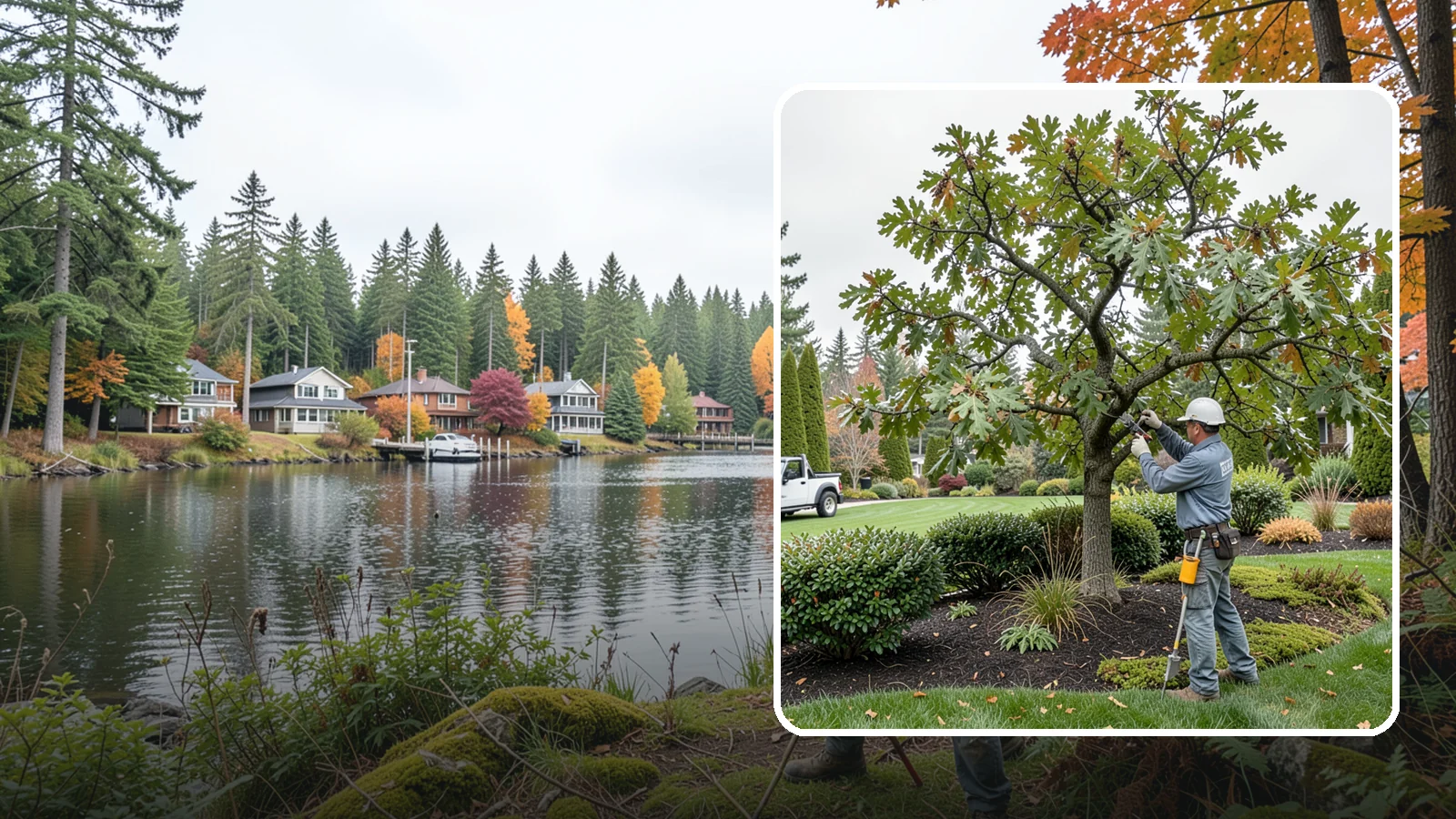 Oak Tree Pruning in La Conner, Skagit County, WA - Health-focused oak pruning timed to protect against disease while building strong structure.