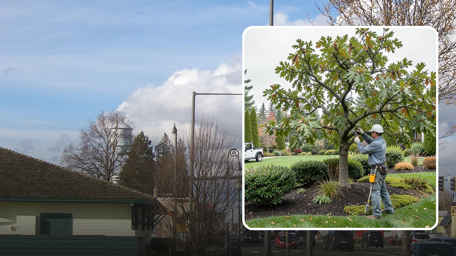 Oak Tree Pruning in Marysville, Snohomish County, WA - Health-focused oak pruning timed to protect against disease while building strong structure.