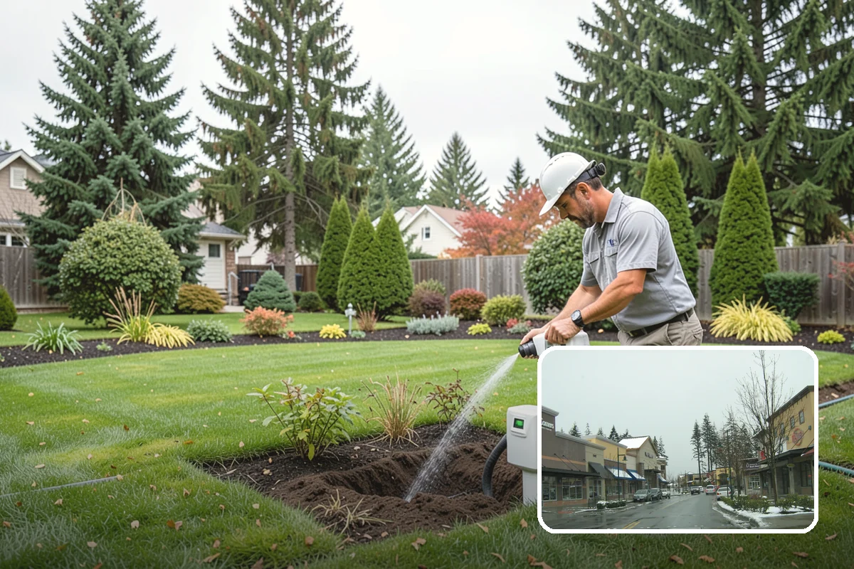 Oak Tree Pruning in Mill Creek, Snohomish County, WA - Strong scaffold structure for the long term