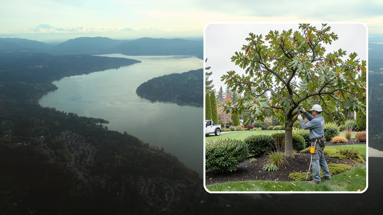 Oak Tree Pruning in Sammamish, King County, WA - Health-focused oak pruning timed to protect against disease while building strong structure.