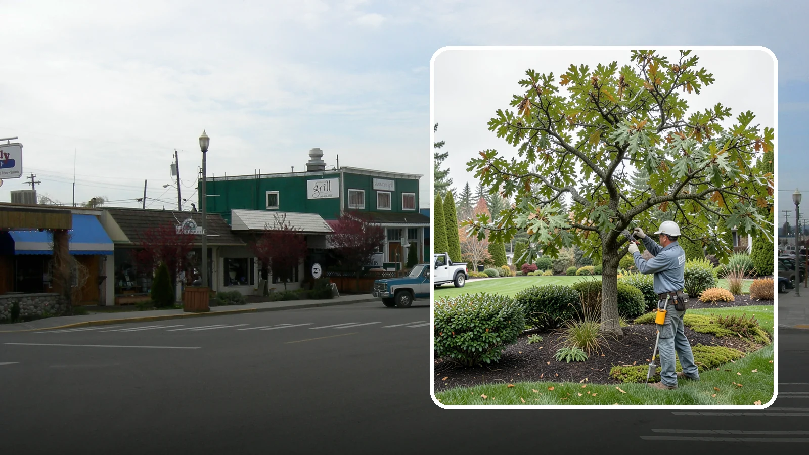 Oak Tree Pruning in Stanwood, Snohomish County, WA - Health-focused oak pruning timed to protect against disease while building strong structure.