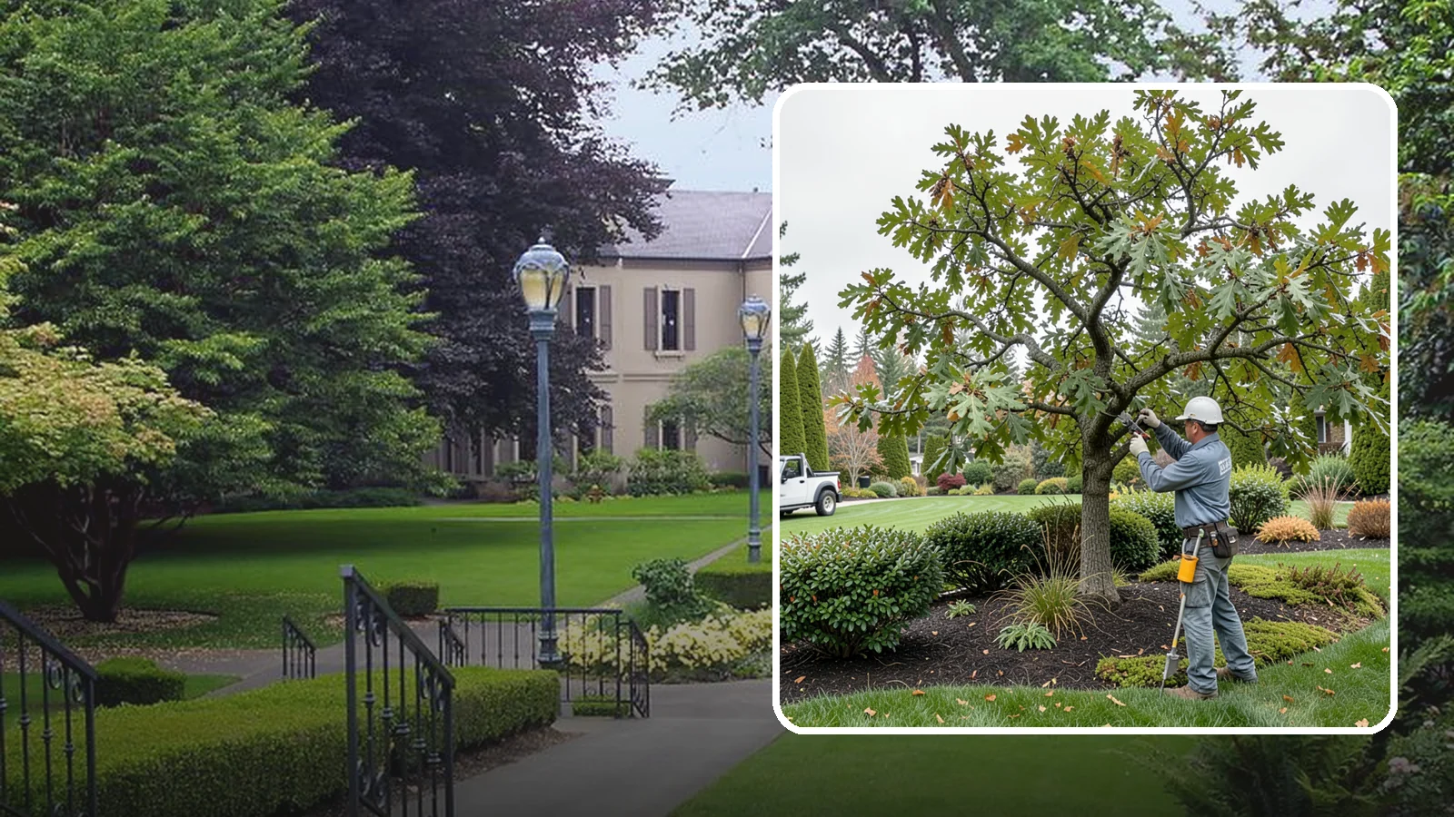 Oak Tree Pruning in Woodinville, King County, WA - Health-focused oak pruning timed to protect against disease while building strong structure.