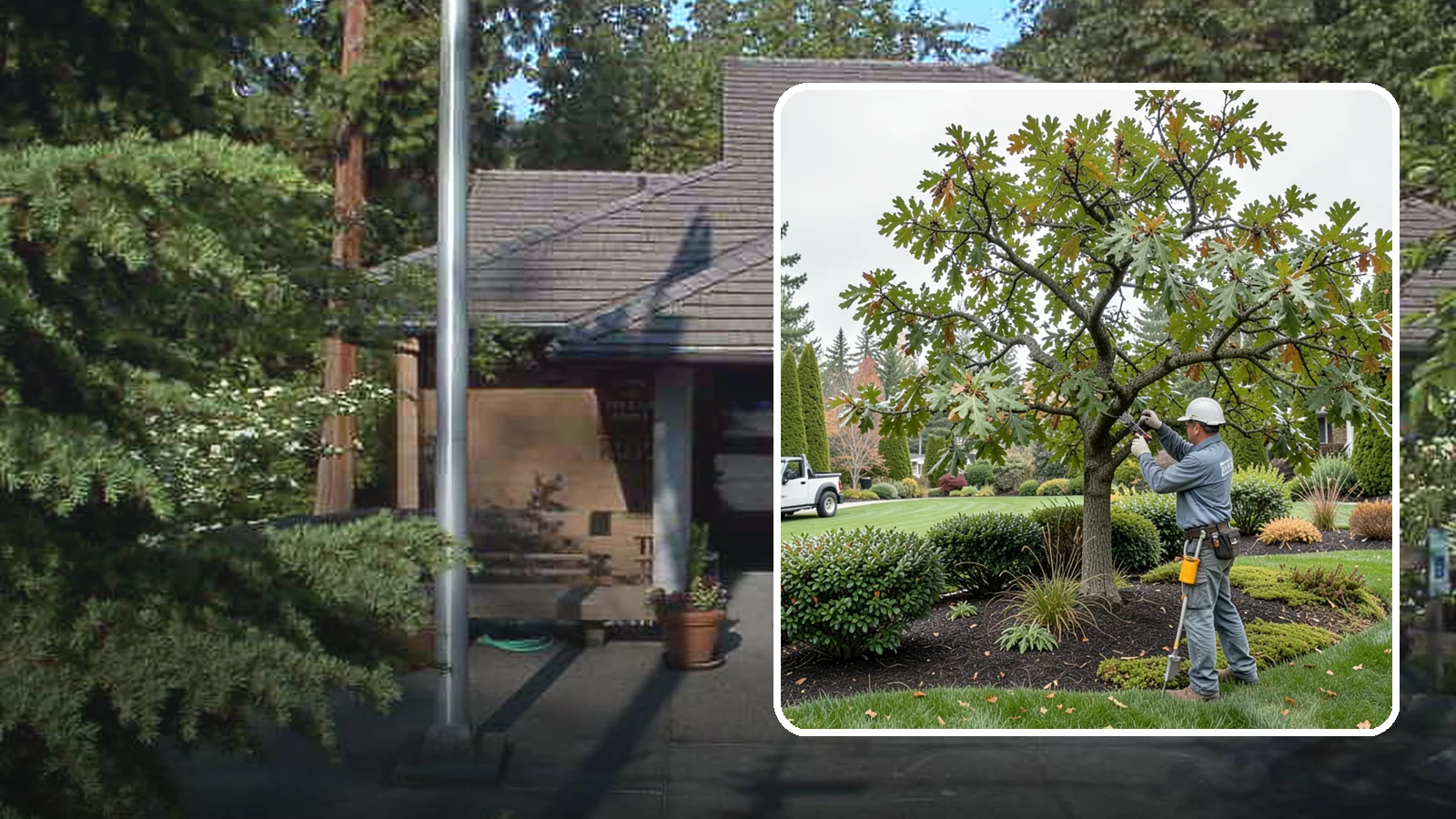 Oak Tree Pruning in Yarrow Point, King County, WA - Health-focused oak pruning timed to protect against disease while building strong structure.