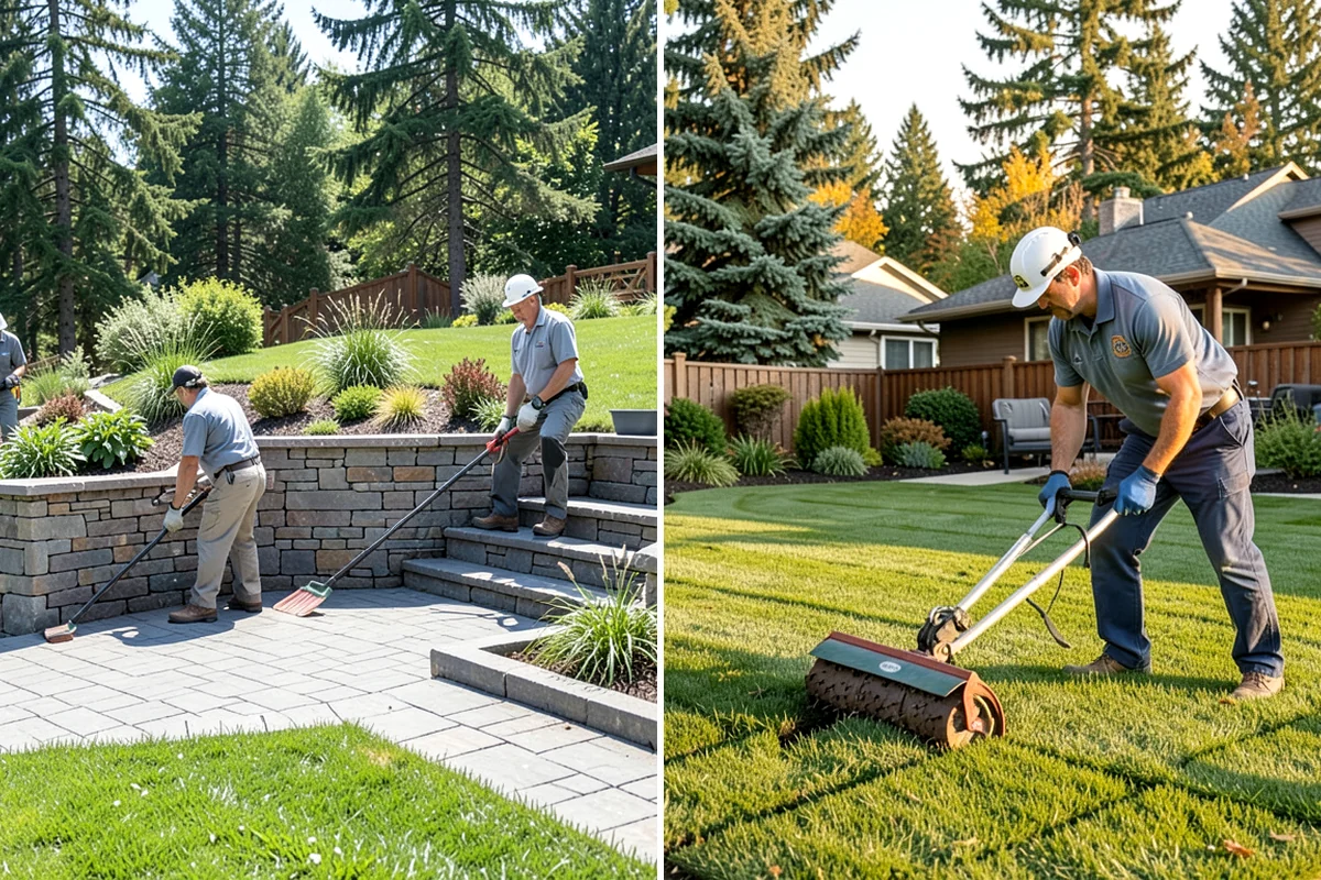 Office Landscape Maintenance in Arlington, Snohomish County, WA - Survey the campus grounds, entries, and employee gathering areas