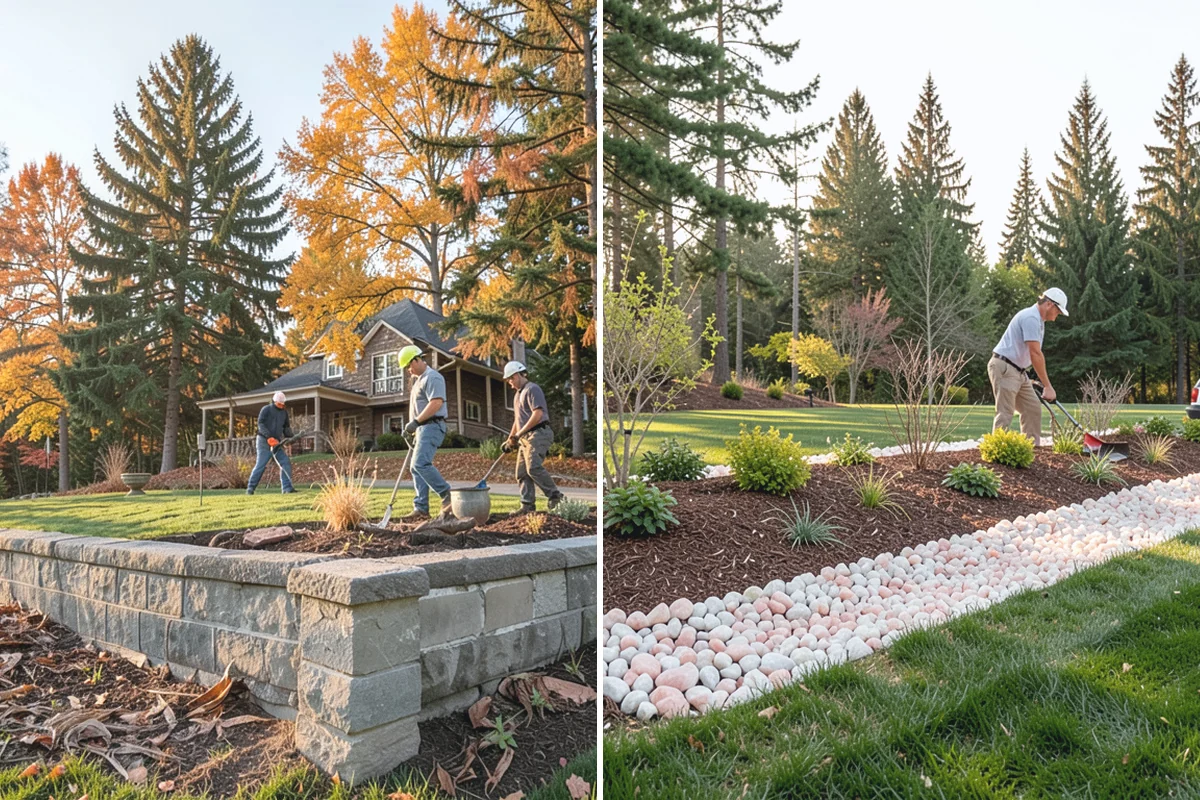 Office Landscape Maintenance in Buckley, Pierce County, WA - Survey the campus grounds, entries, and employee gathering areas