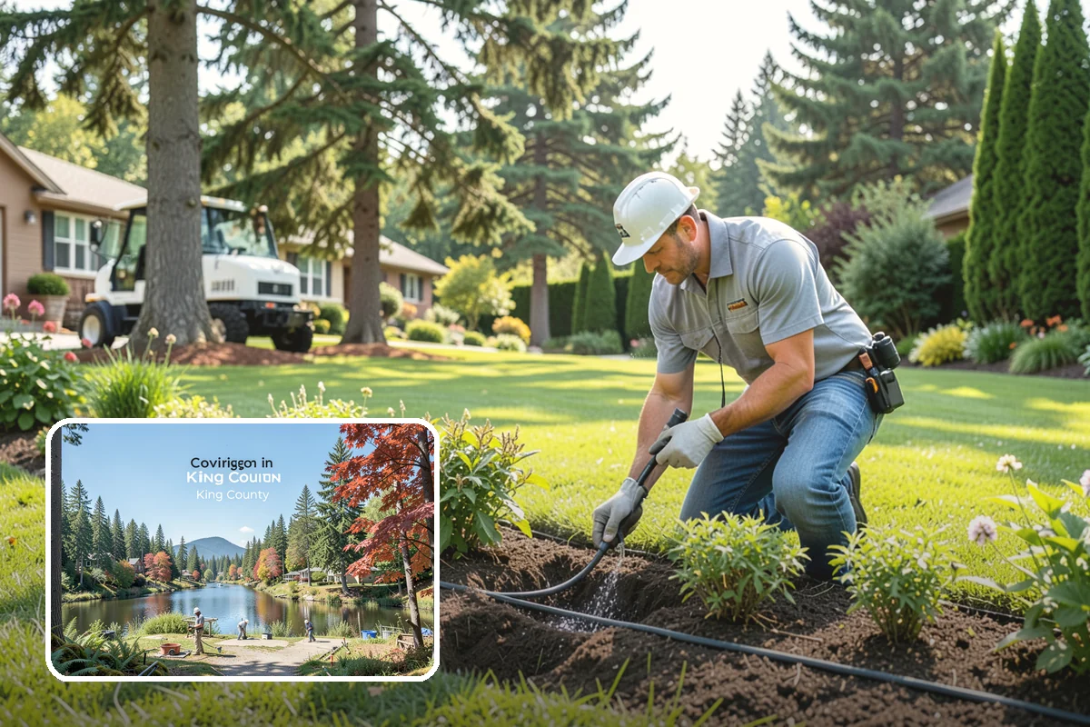 Office Landscape Maintenance in Covington, King County, WA - Polished campus appearance that impresses clients and tenants
