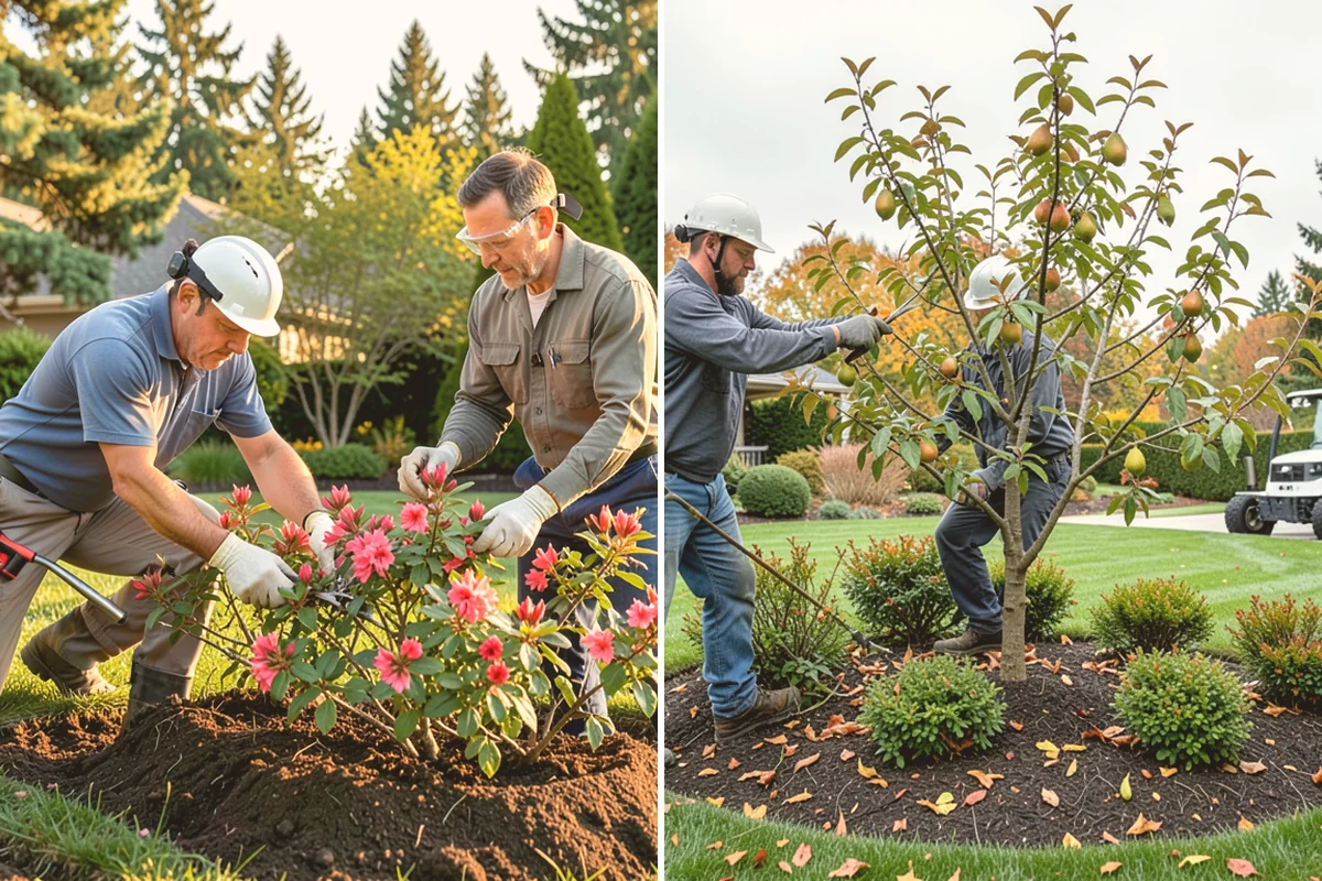 Office Landscape Maintenance in Eatonville, Pierce County, WA - Survey the campus grounds, entries, and employee gathering areas