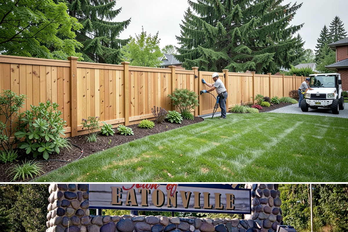 Office Landscape Maintenance in Eatonville, Pierce County, WA - Serviced year-round on a recurring contract, with active growing-season care and winter focus on leaf cleanup, moss, and safe...