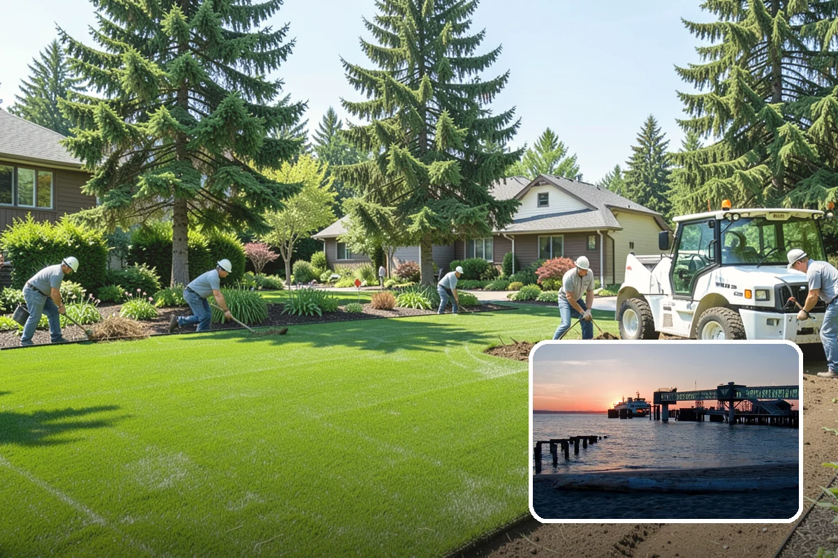 Office Landscape Maintenance in Edmonds, Snohomish County, WA - Polished campus appearance that impresses clients and tenants