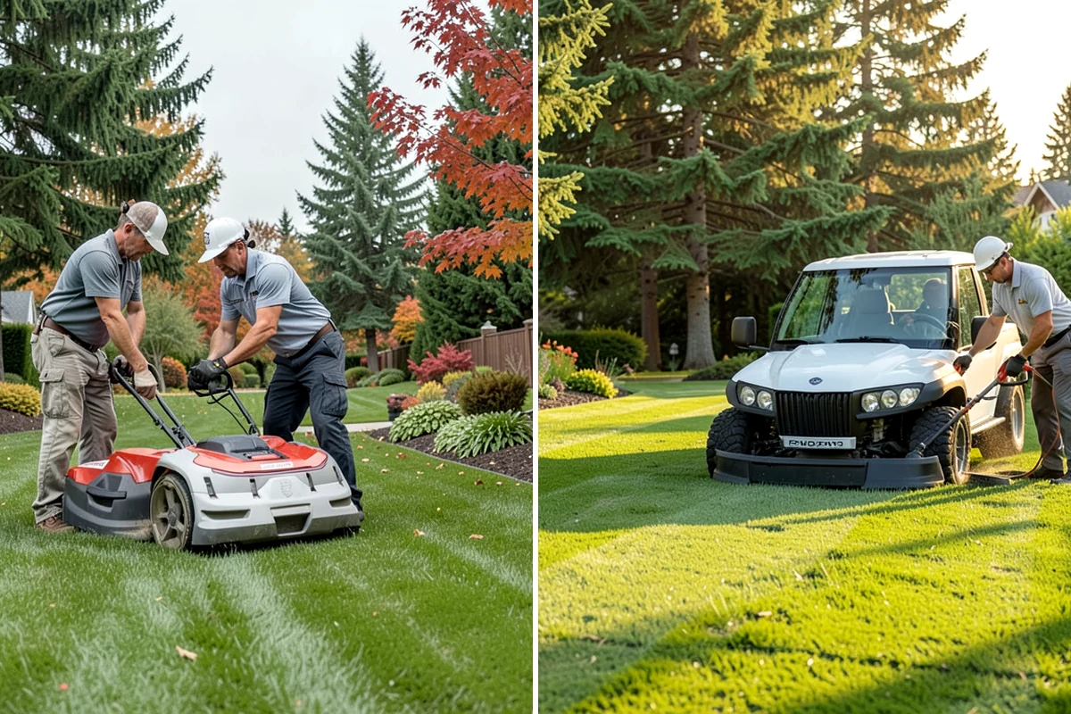 Office Landscape Maintenance in Fircrest, Pierce County, WA - Survey the campus grounds, entries, and employee gathering areas