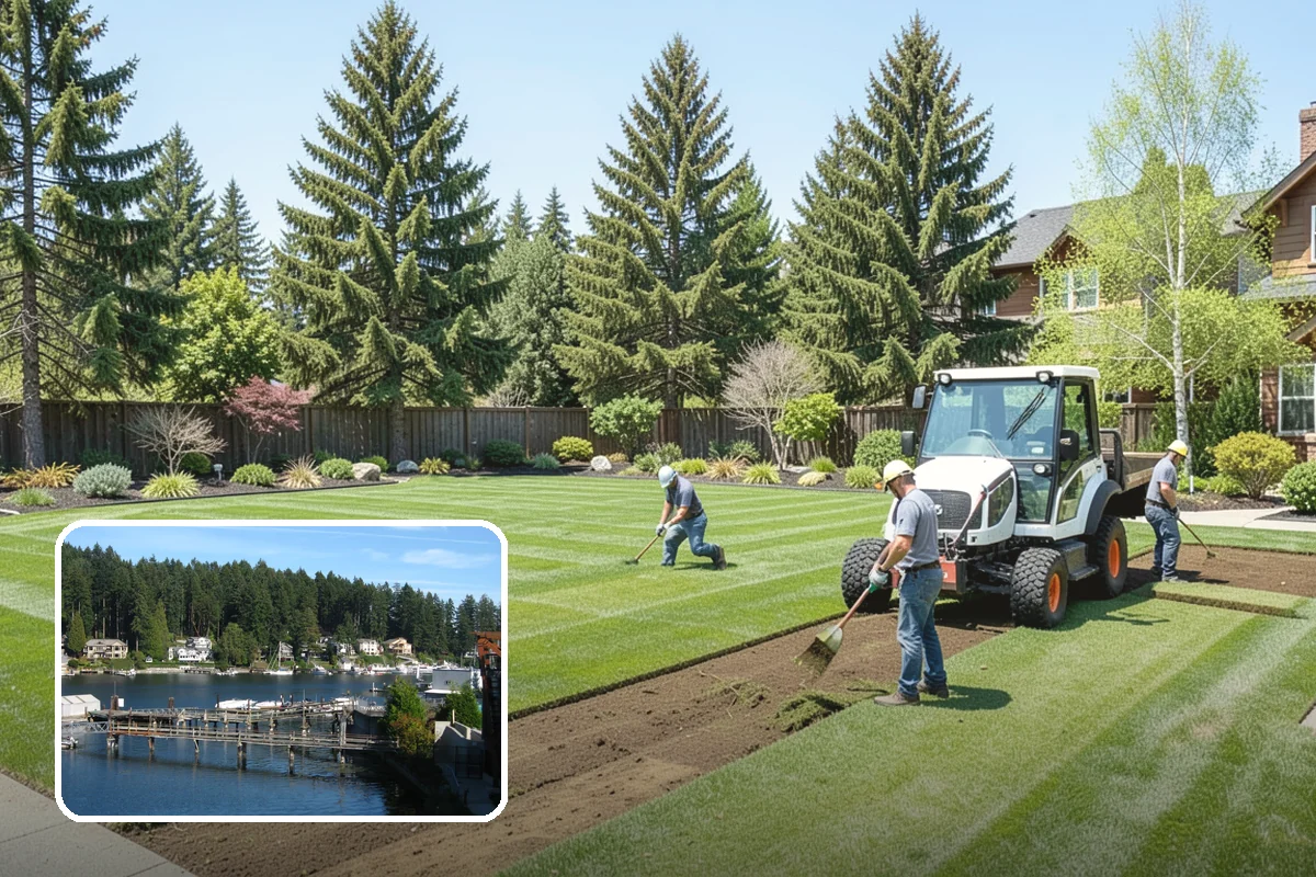 Office Landscape Maintenance in Gig Harbor, Pierce County, WA - Polished campus appearance that impresses clients and tenants