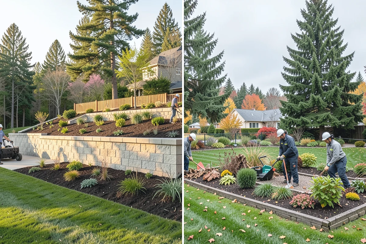 Office Landscape Maintenance in Hamilton, Skagit County, WA - Survey the campus grounds, entries, and employee gathering areas