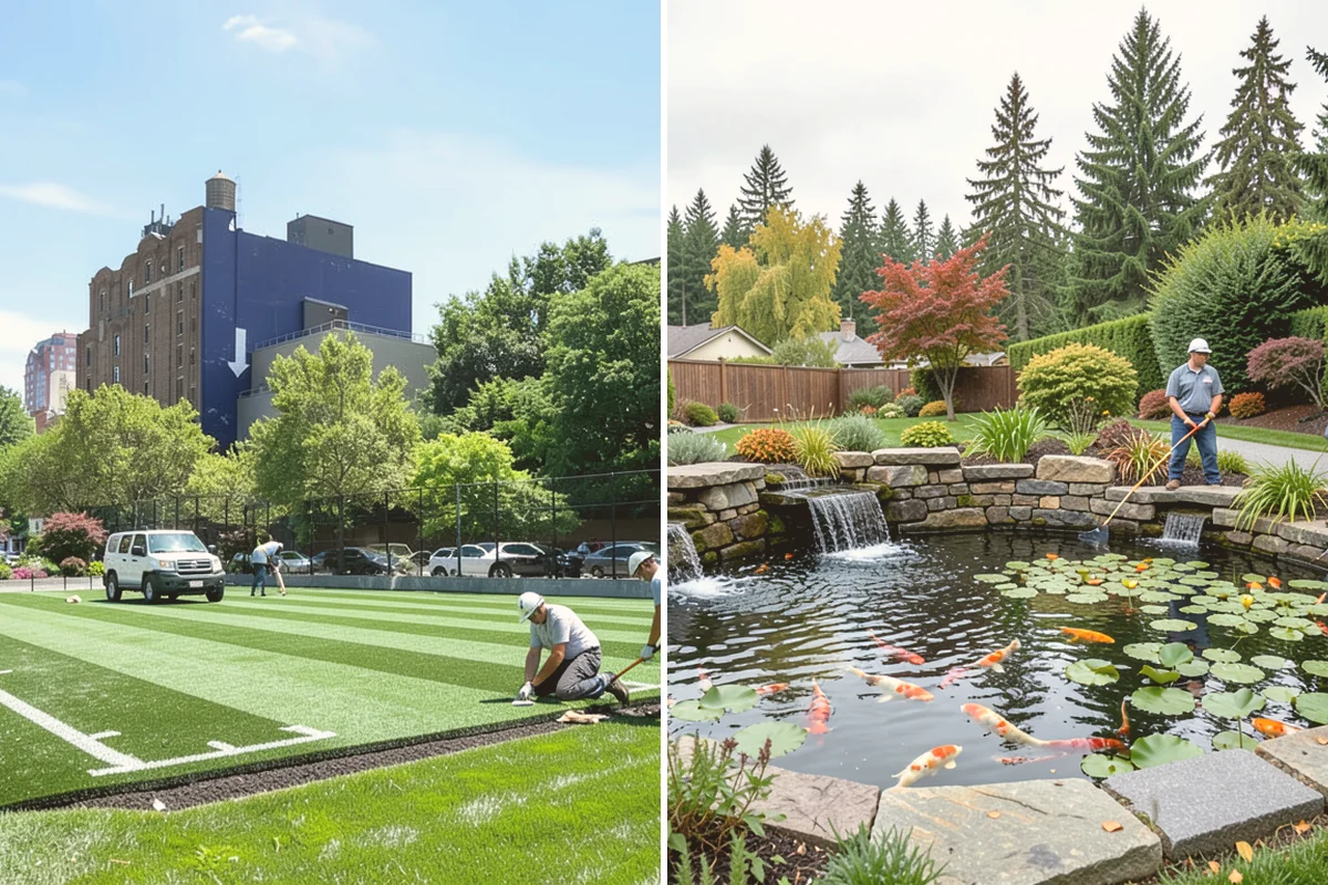 Office Landscape Maintenance in Kent, King County, WA - Survey the campus grounds, entries, and employee gathering areas