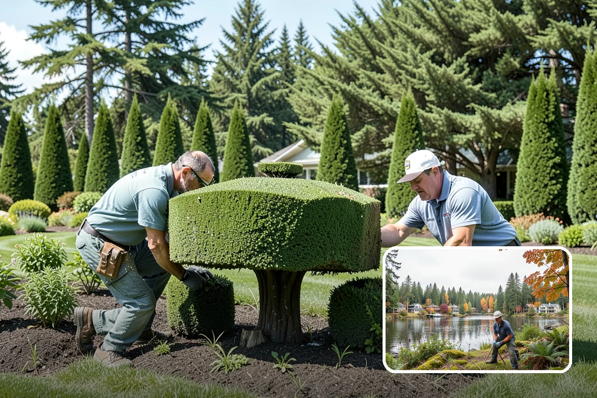 Office Landscape Maintenance in La Conner, Skagit County, WA - Polished campus appearance that impresses clients and tenants