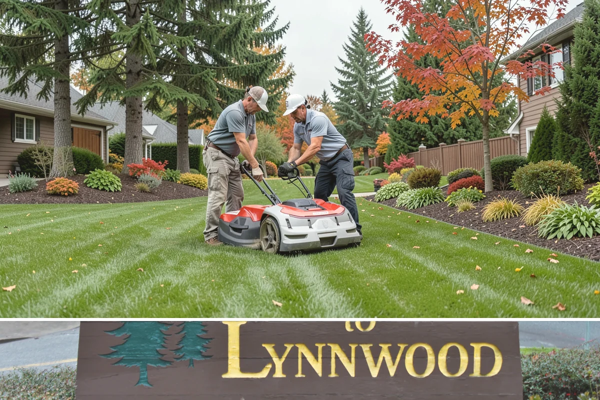 Office Landscape Maintenance in Lynnwood, Snohomish County, WA - Serviced year-round on a recurring contract, with active growing-season care and winter focus on leaf cleanup, moss, and safe...