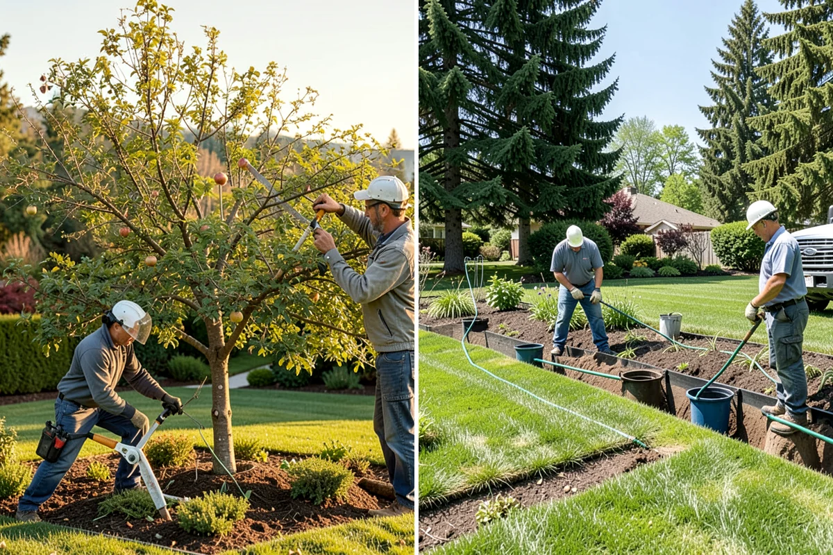 Office Landscape Maintenance in Maple Valley, King County, WA - Survey the campus grounds, entries, and employee gathering areas