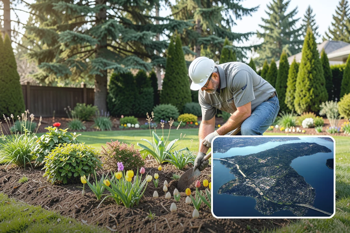 Office Landscape Maintenance in Mercer Island, King County, WA - Polished campus appearance that impresses clients and tenants