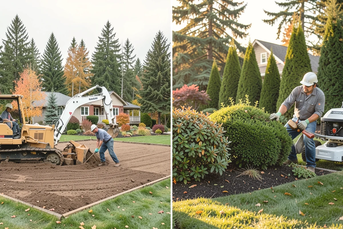 Office Landscape Maintenance in Steilacoom, Pierce County, WA - Survey the campus grounds, entries, and employee gathering areas