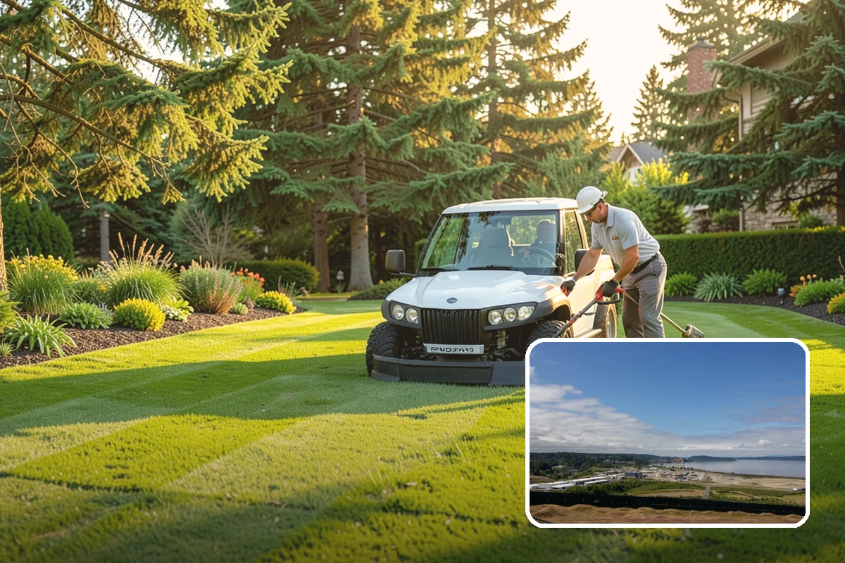 Office Landscape Maintenance in University Place, Pierce County, WA - Polished campus appearance that impresses clients and tenants