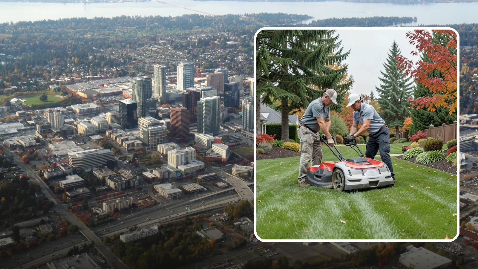 One-Time Lawn Mowing in Bellevue, King County, WA - Get a single professional cut for an overgrown lawn, a rental turnover, or a special event without any ongoing commitment.