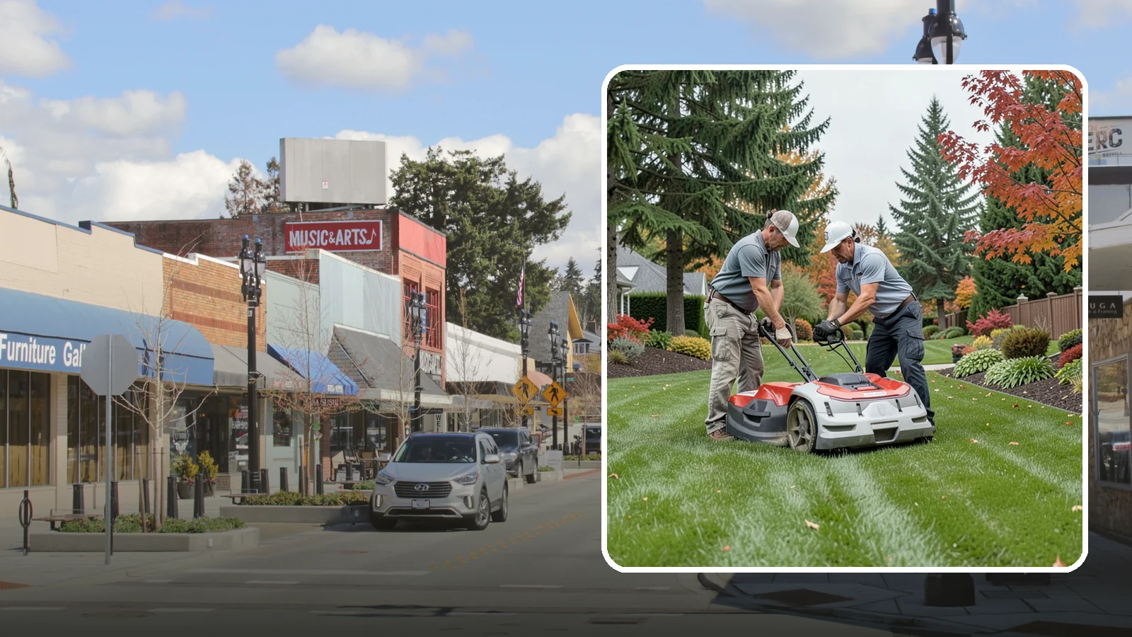 One-Time Lawn Mowing in Bothell, King County, WA - Get a single professional cut for an overgrown lawn, a rental turnover, or a special event without any ongoing commitment.