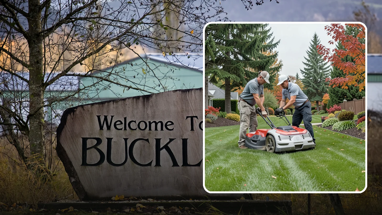 One-Time Lawn Mowing in Buckley, Pierce County, WA - Get a single professional cut for an overgrown lawn, a rental turnover, or a special event without any ongoing commitment.