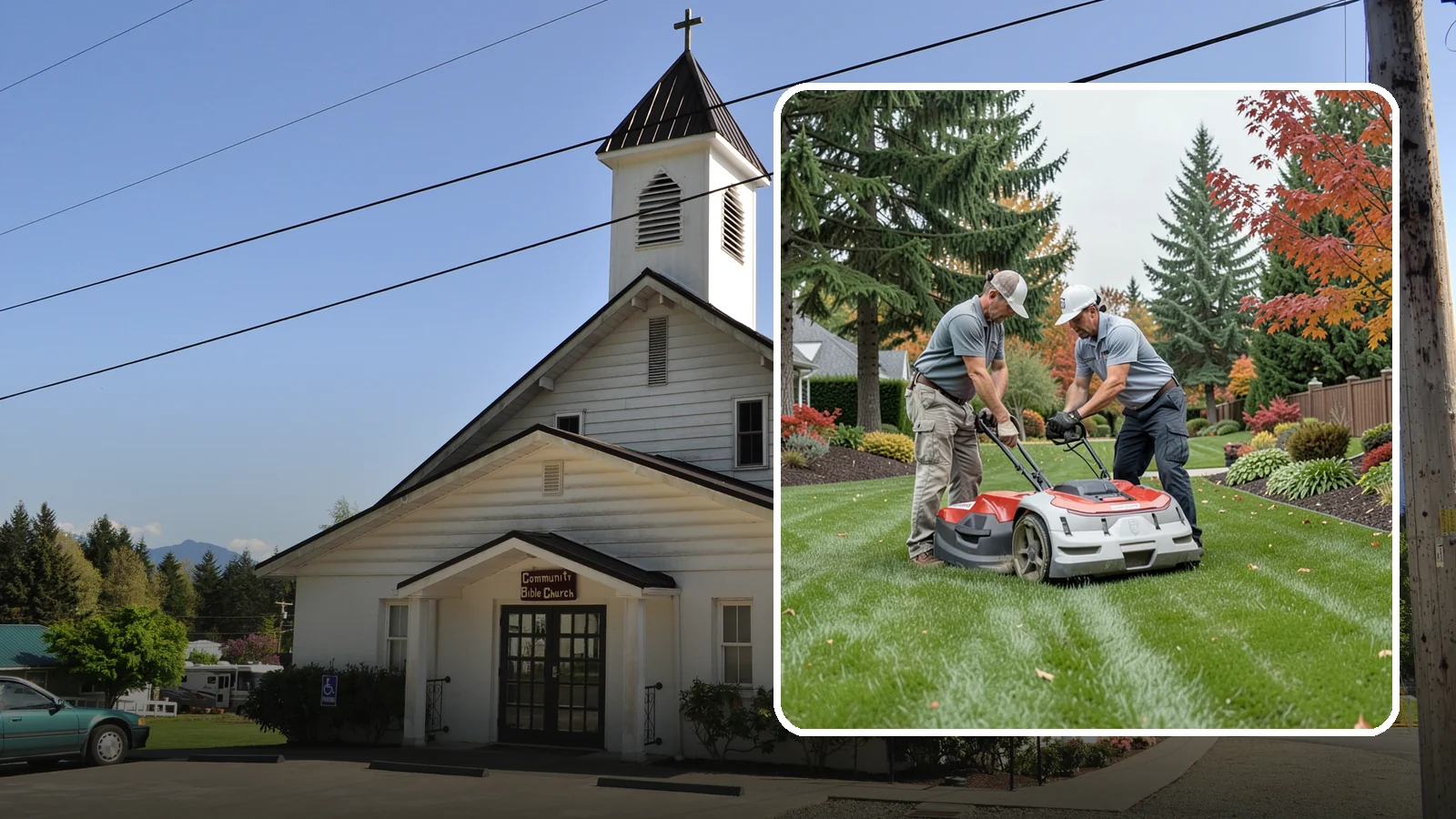 One-Time Lawn Mowing in Concrete, Skagit County, WA - Get a single professional cut for an overgrown lawn, a rental turnover, or a special event without any ongoing commitment.