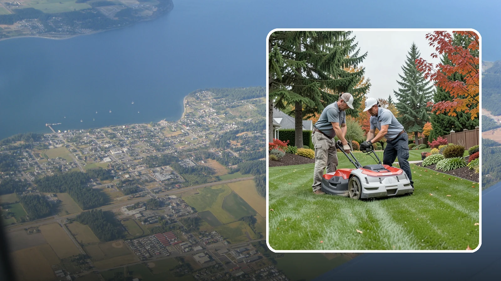 One-Time Lawn Mowing in Coupeville, Island County, WA - Get a single professional cut for an overgrown lawn, a rental turnover, or a special event without any ongoing commitment.
