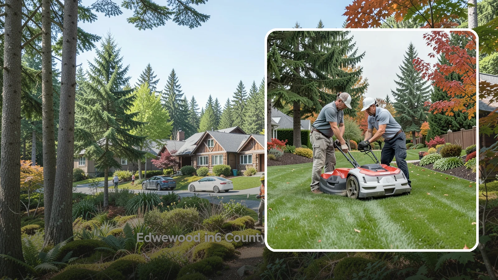 One-Time Lawn Mowing in Edgewood, Pierce County, WA - Get a single professional cut for an overgrown lawn, a rental turnover, or a special event without any ongoing commitment.