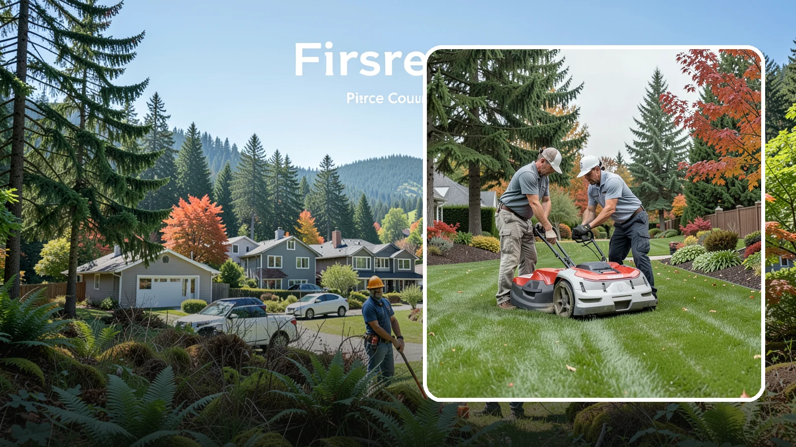 One-Time Lawn Mowing in Fircrest, Pierce County, WA - Get a single professional cut for an overgrown lawn, a rental turnover, or a special event without any ongoing commitment.