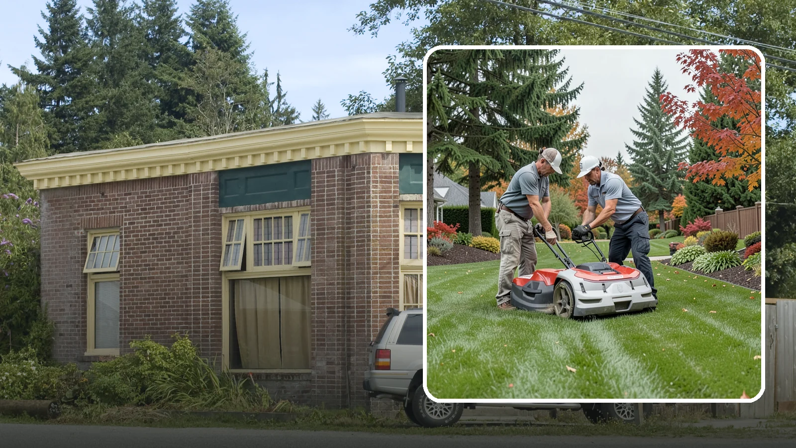 One-Time Lawn Mowing in Hamilton, Skagit County, WA - Get a single professional cut for an overgrown lawn, a rental turnover, or a special event without any ongoing commitment.