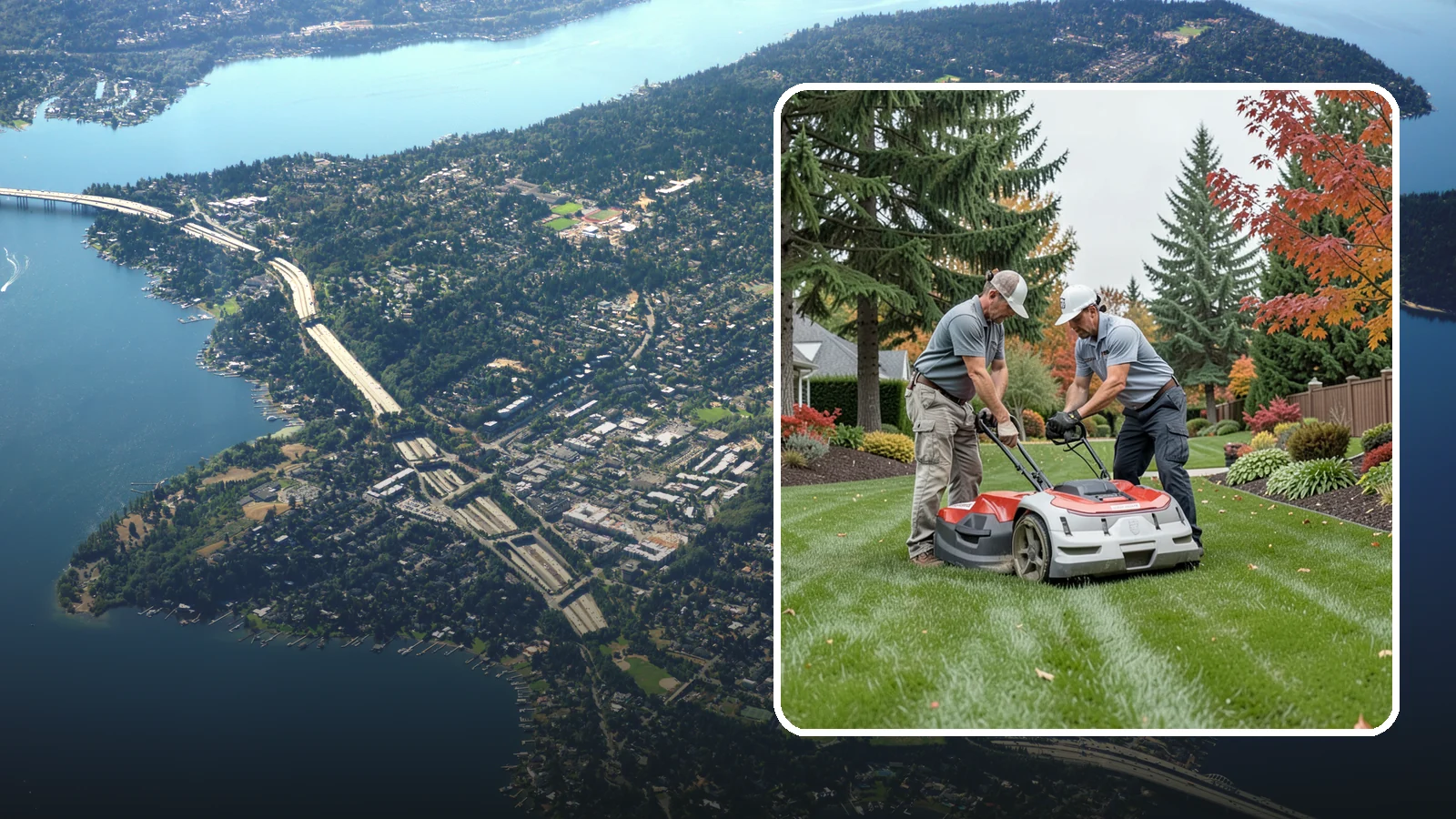 One-Time Lawn Mowing in Mercer Island, King County, WA - Get a single professional cut for an overgrown lawn, a rental turnover, or a special event without any ongoing commitment.