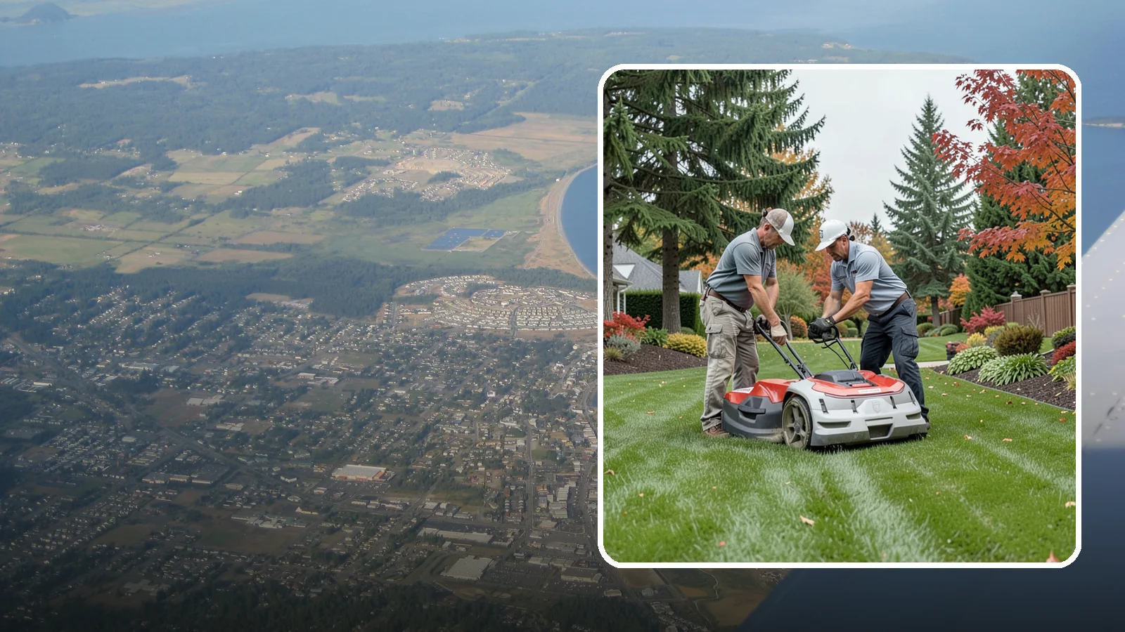 One-Time Lawn Mowing in Oak Harbor, Island County, WA - Get a single professional cut for an overgrown lawn, a rental turnover, or a special event without any ongoing commitment.